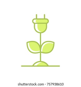 Go green vector icon