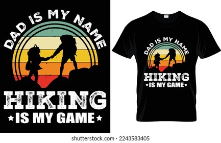 Go hiking worst case scenario you have to eat your friend T Shirt Design