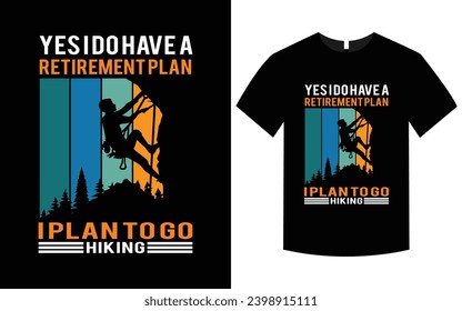 Go hiking worst case scenario you have to eat your friend T Shirt Design