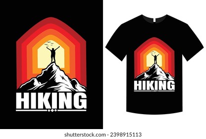 Go hiking worst case scenario you have to eat your friend T Shirt Design