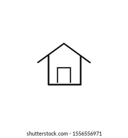 Go to home, button web icon EPS Vector
