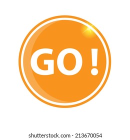 go icon vector