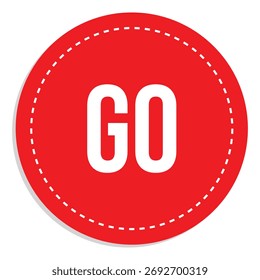Icono de Go con fondo blanco