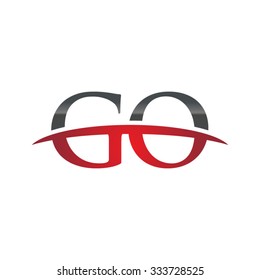GO initial company red swoosh logo