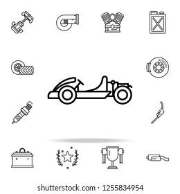 Go Kart Icon. Motor Sports Icons Universal Set For Web And Mobile