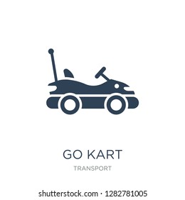 go kart icon vector on white background, go kart trendy filled icons from Transport collection, go kart vector illustration