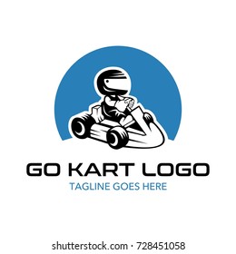 Go Kart Logo Illustration