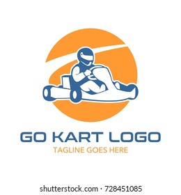 Go Kart Logo Illustration