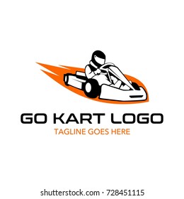 Go Kart Logo Illustration