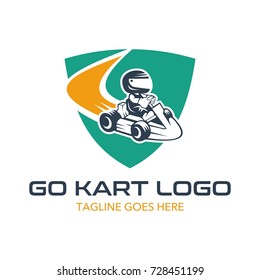 Go Kart Logo Illustration