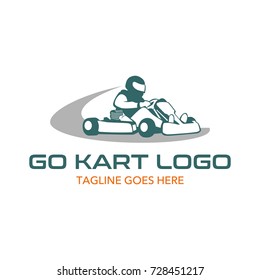 Go Kart Logo Illustration