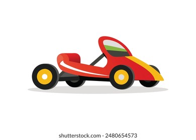 go kart  vehicle  vector image 