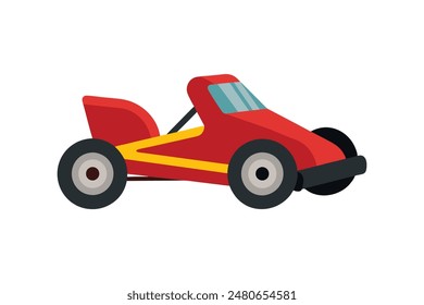 Go Kart Fahrzeug Vektorgrafik Bild 