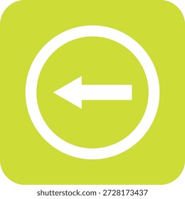 Ir a la izquierda Icono de Vector Ilustración de diseño