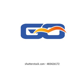 GO letter logo
