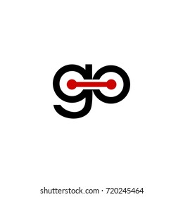go letter logo
