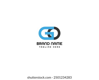 GO Letter Logo Design Template