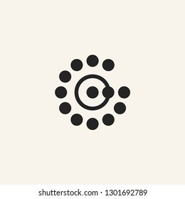 GO letter logo vector icon illustration