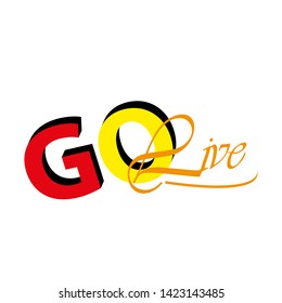 Go Live Letter Icon Logo Vector Design Template