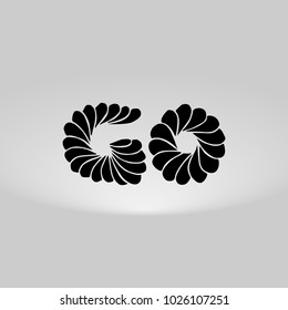 GO Logo, Decorative, Romantic