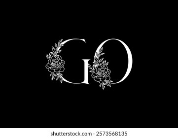 GO logo desing and monogram logo
