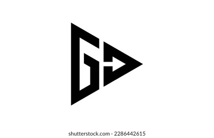 GO Logo. Initial letter G and O logo vector design