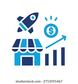 Ir al ícono de mercado Ilustración vectorial mixta