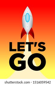 go motivation quotes with creative vector design. eps10