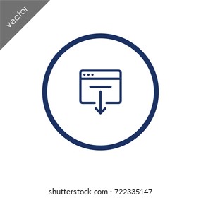 Go offline website icon