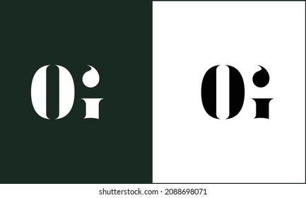 GO ,OG Abstract Letters Logo Monogram