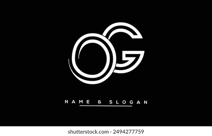GO, OG Abstract Letters Logo Monogram