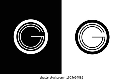 GO ,OG ,G ,O  Abstract Letters Logo Monogram