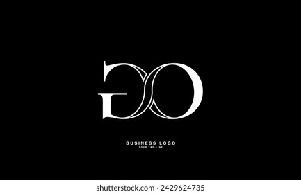GO, OG, G, O, Abstract Letters Logo Monogram