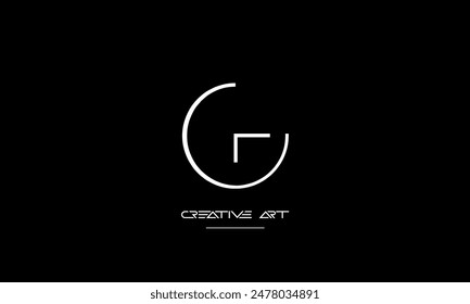 GO, OG, G, O abstract letters logo monogram