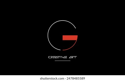 GO, OG, G, O abstract letters logo monogram