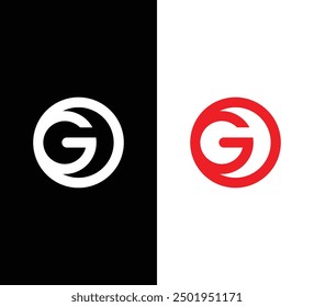 GO o OG Vector de diseño de logotipo monograma