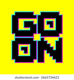 Continuar: diseño de logotipo de pixel art