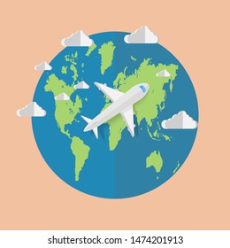 Go on a plane trip to the world