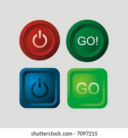 Go and power buttons