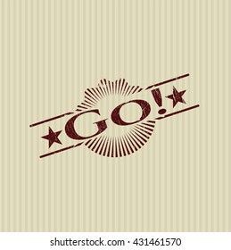 Go! with rubber seal texture