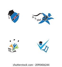 Go To School icon and symbol vector template