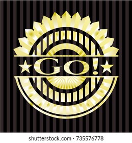 Go! shiny badge