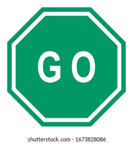 Go Sign Icon Images Stock Photos Vectors Shutterstock