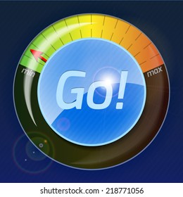 Go Sign on Speedometer
