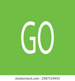  go sign vector illustrations icon
