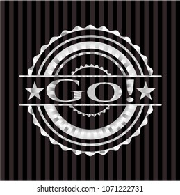  Go! silvery emblem or badge