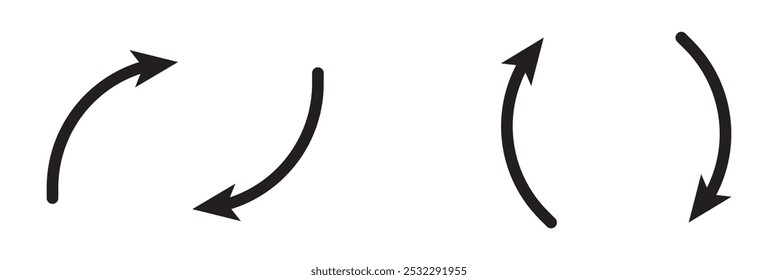  go straight this way one way only u turn left and right arrow direction sign, vector illustration isolated on a white background