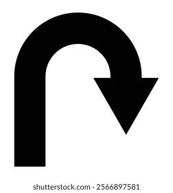 Go Straight This Way One Way Only U Turn Left and Right arrow. direction arrow set. 