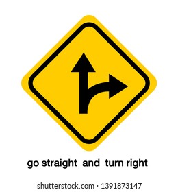 977 Go straight or turn right Images, Stock Photos & Vectors | Shutterstock