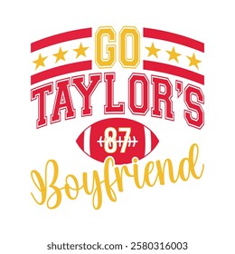 Go Taylor's 87 Boyfriend vintage gift design